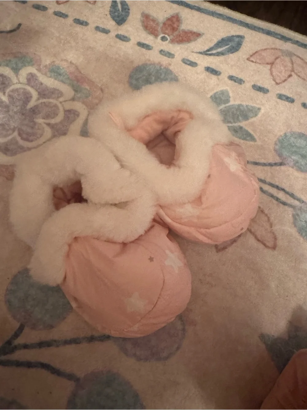 Mayoral Pink Star-Print Infant Snowsuit with Faux-Fur Hood